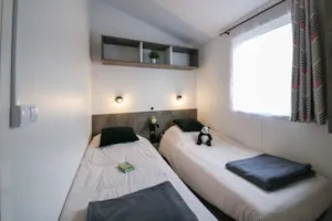 Locatif - Mobile-home Resort - 32 m² - 3 bedrooms - Clico Chic - Camping La Source du Jabron