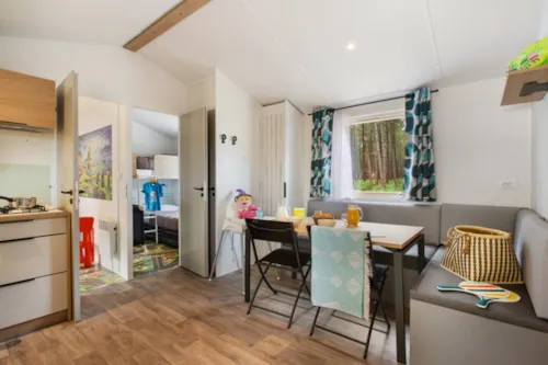 Location - Mobil-Home Kids Top Presta Placette - 29 M² - 2 Chambres - image n°2 - Clico Chic - Camping La Source du Jabron