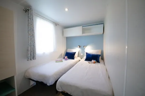 Location - Mobil-Home Kim Top Presta - 32 M² - 3 Chambres - image n°4 - Clico Chic - Camping La Source du Jabron