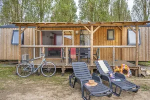 Locatif - Mobile-home Rose Top Presta - 40 m² - 3 bedrooms - Clico Chic - Camping La Source du Jabron