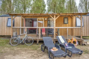 Mietunterkunft - Mobilheim Rose Top Presta - 40 M² - 3 Schlafzimmer - Clico Chic - Camping La Source du Jabron