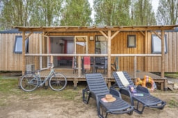 Location - Mobil-Home Rose Top Presta - 40 M² - 3 Chambres - Clico Chic - Camping La Source du Jabron