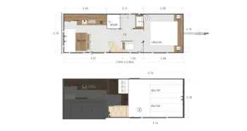 Mietunterkunft - Tiny House - Vallicella Glamping Resort