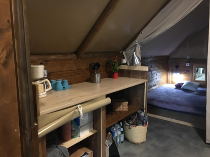 Tente Écolodge Standard 20M² - 2 Chambres - Terrasse Couverte