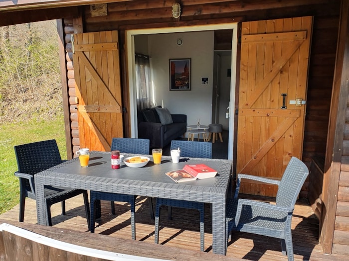 Chalet Tradition Standard 28M² - 2 Chambres - Terrasse Couverte