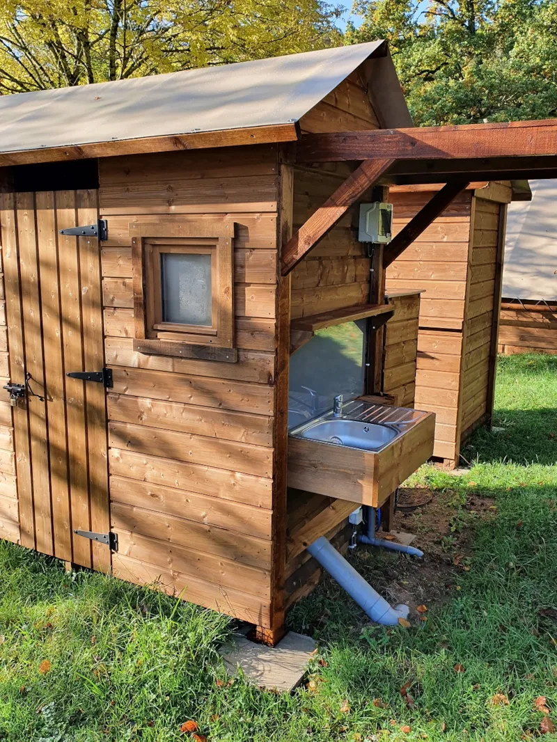 Tente Écolodge Standard 20M² - 2 Chambres - Terrasse Couverte