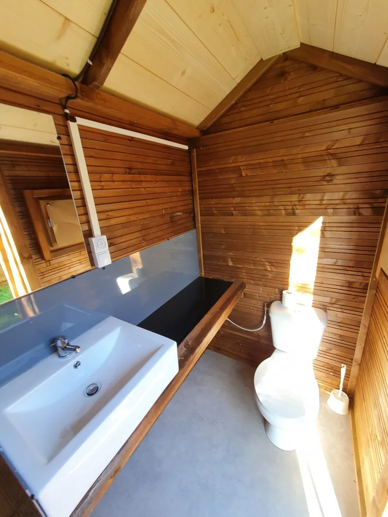 Tente Écolodge Standard 20M² - 2 Chambres - Terrasse Couverte