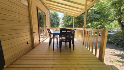 Mobil home Premium 33m² - 2 bedrooms - sheltered terrace and shaded