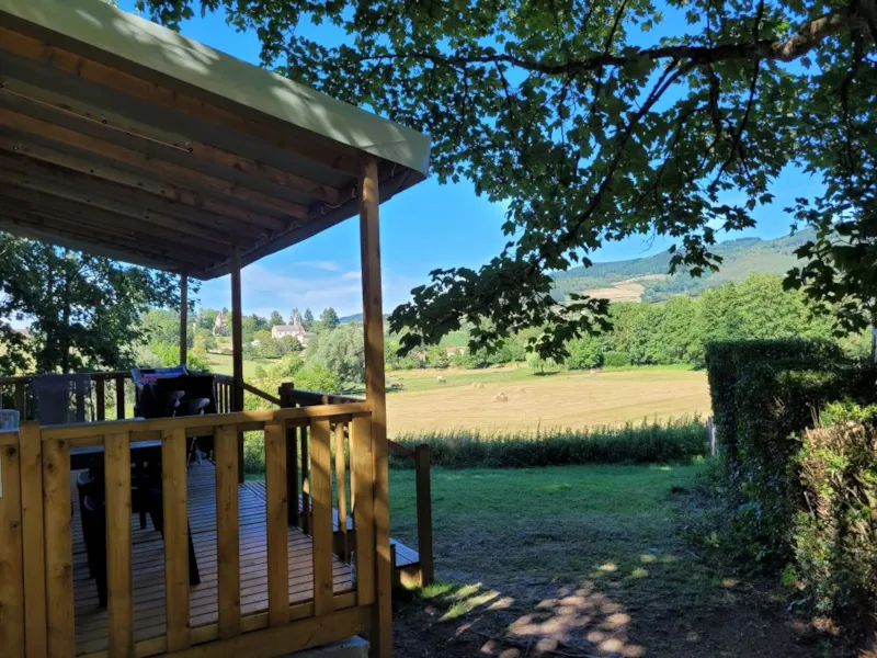 Mobil-Home Premium 35M² - 3 Chambres - Vue Château - Terrasse Couverte