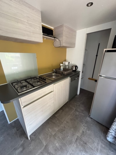 Mobil home Premium 33m² - 2 bedrooms - sheltered terrace and shaded