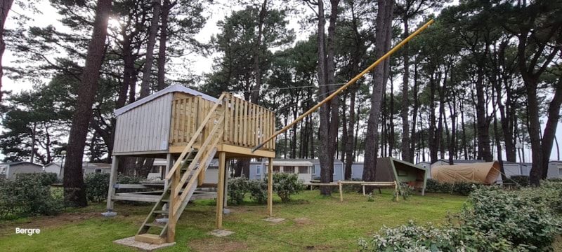 Pêcherie - Structure bois et toile  + électricité