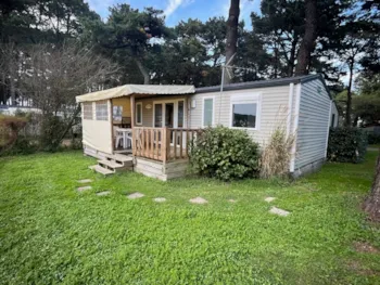 Mietunterkunft - Mobilheim Confort Plus - 33M² - 3 Schlafzimmer - Überdachte Terrasse - Camping Ushuaïa Villages l'Estuaire