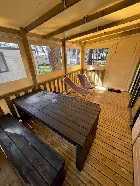 Mobil Home Confort Plus - 27M² - 2 Chambres + Convertible - Terrasse Couverte