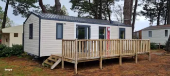 Mietunterkunft - Mobilheim Ecohorizon - 34M² - 3 Schlafzimmer - Unüberdachte Terrasse - Camping Ushuaïa Villages l'Estuaire