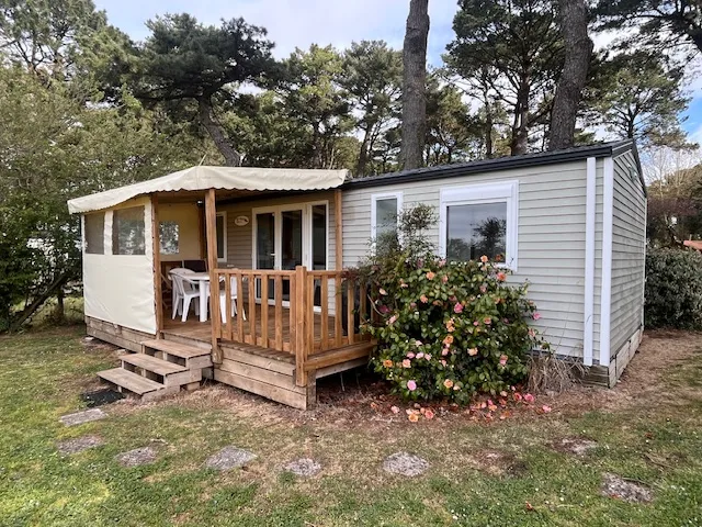 Mobil Home Confort Plus - 33M² - 3 Chambres - Terrasse Couverte