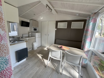 Mobil home Nuitée - 25m² - 2 bedrooms - part sheltered terrace