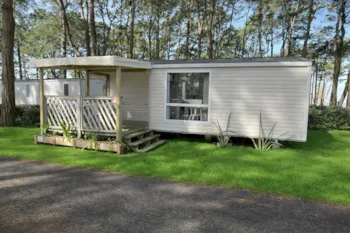 Huuraccommodatie(s) - Stacaravan Nuitée - 25M² -  2 Slaapkamers - Overdekt Terras - Ushuaïa Villages - Camping l'Estuaire ***