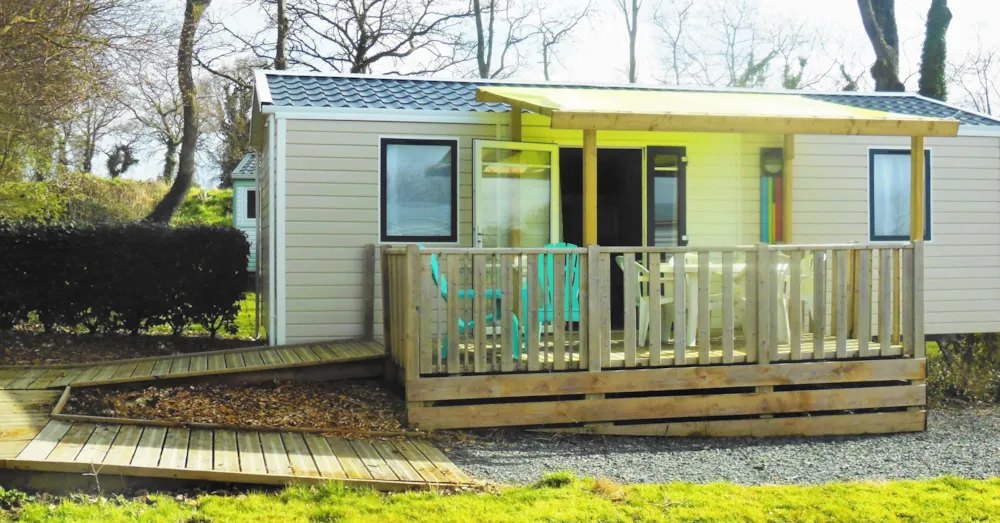 Location - Pmr Cosy Family - 2 Chambres - Camping Le Vallon aux Merlettes