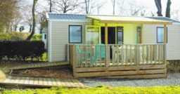 Mietunterkunft - Cosy Mobilhome 2 Zimmer Pmr - Camping Le Vallon aux Merlettes