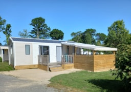 Accommodation - Mobilhome Premium 2Bedrooms Jacuzzi - Camping Le Vallon aux Merlettes