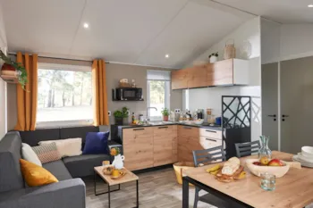 Mietunterkunft - Mobilhome Cosy Tribu 3Zimmer - Camping Le Vallon aux Merlettes