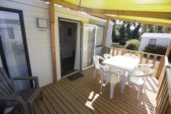 Mietunterkunft - Mobilhome Cosy Family 2Zimmer - Camping Le Vallon aux Merlettes