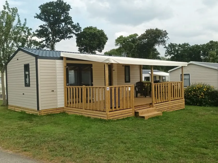 Location - Confort Family - 2 Chambres - Camping Le Vallon aux Merlettes