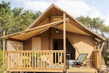 Mietunterkunft - Lodge Confort 2Schlafzimmer (Ohne Sanitäranlagen) - Camping Le Vallon aux Merlettes