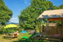 Lodge Woody With Sanitary 2 Bedrooms- 35M² + 15 M² Covered Terrace Lodge Woody With Sanitary 2 Bedrooms- 35M² + 15 M² Covered Terrace