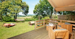 Mietunterkunft - Lodge Luxury - 40 M² - 2 Schlafzimmer - Clico Chic - Camping Le Village des Meuniers