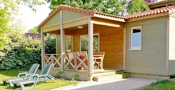 Alojamiento - Chalet Top Presta - 35 M² - 3 Habitaciones - Vista Al Campo - Clico Chic - Camping Le Village des Meuniers