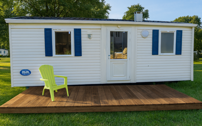 Mobil-home Mercure - 32m2 + 15m2 de terrasse - 2 chambres