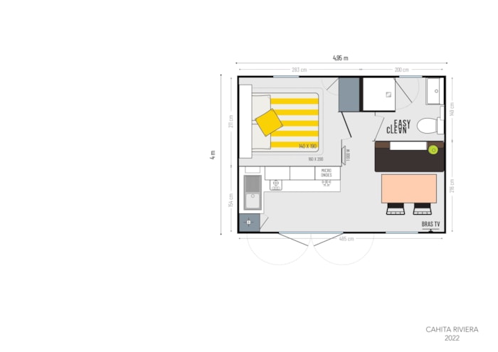 Premium Stella Maris 21M² - 1 Chambre - Climatisé