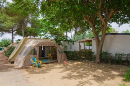 Accommodation - Coco Sweet 20M² - 1 Bedroom - Without Toilet Blocks No Air Conditioning - Camping Les Jardins d'Agathe