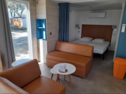 Huuraccommodatie(s) - Premium Key West  21M²- 1 Slaapkamer - Airconditioning - Camping Les Jardins d'Agathe