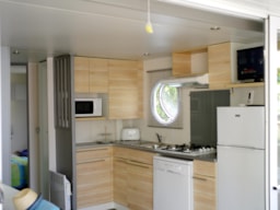 Huuraccommodatie(s) - Premium Stella Maris 26M² - 2 Slaapkamers - Airconditioning - Camping Les Jardins d'Agathe