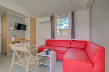 Mietunterkunft - Premium Stella Maris Xl 40M² - 3 Schlafzimmer - 2 Badezimmer - Klimaanlage - Camping Les Jardins d'Agathe