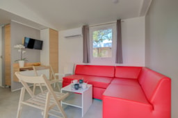 Huuraccommodatie(s) - Premium Stella Maris Xl 40M² - 3 Slaapkamers - 2 Badkamers - Airconditioning - Camping Les Jardins d'Agathe