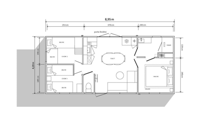 Prestige Garden 3Ch 6P 33M² Avec Sh Quartier Végétalisé-Lits Fait À L'arrivée, Draps Et Serviettes