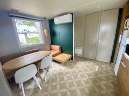 Mietunterkunft - Premium Stella Maris 30M² - 2 Schlafzimmer - Klimaanlage - Camping Les Jardins d'Agathe