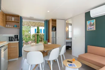 Mietunterkunft - Prestige Garden 3 Schlafzimmer 33M² + Sh Begrünte Nachbarschaft-Betten Bei Ankunft Gemacht, Bettwäsc - Camping Les Jardins d'Agathe