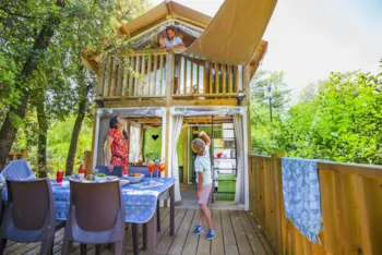 Accommodation - Tent Lodge Air 4P 2Bdr 1Bath *** - YELLOH! VILLAGE - CAMPING LES CASCADES