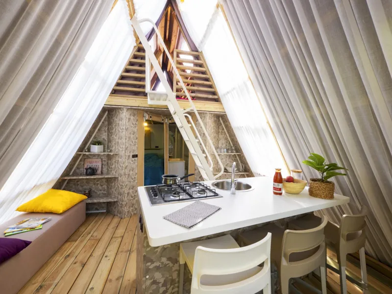 Tente Glamping Victoria 4P 2Ch 1Sdb **** Climatisée