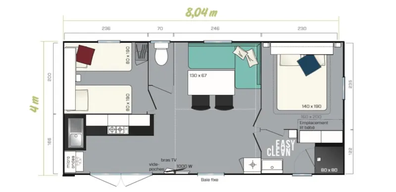 Cottage 4P 2Ch 1Sdb **** Climatisé