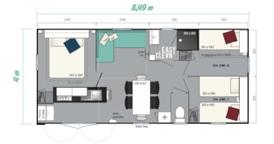 Cottage 6p 3bdr 1bath **** air-conditioned — 6