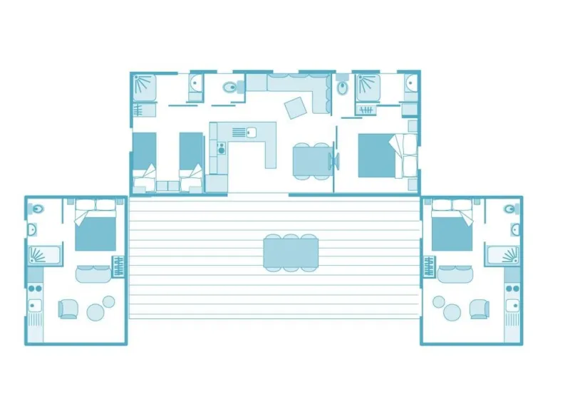 Cottage 8P 4Ch 4Sdb Premium Climatisé