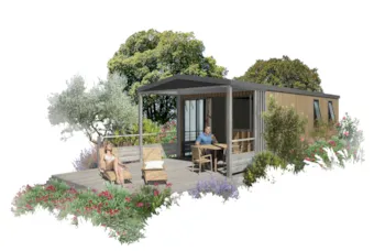 Accommodation - Cottage Living 4P 2Bdr 1Bath Air-Conditioned **** - YELLOH! VILLAGE - CAMPING LES CASCADES