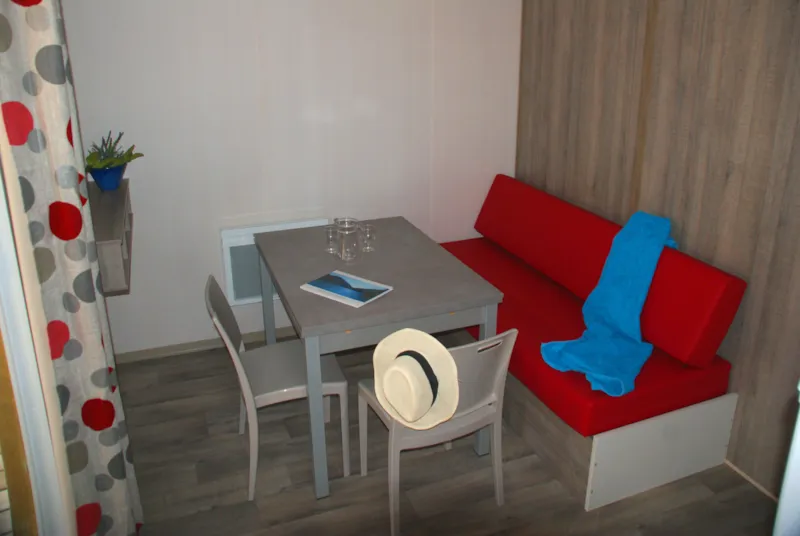 Chalet Pili-Pili Bois 32M² Confort 3 Chambres + Terrasse Semi-Couverte