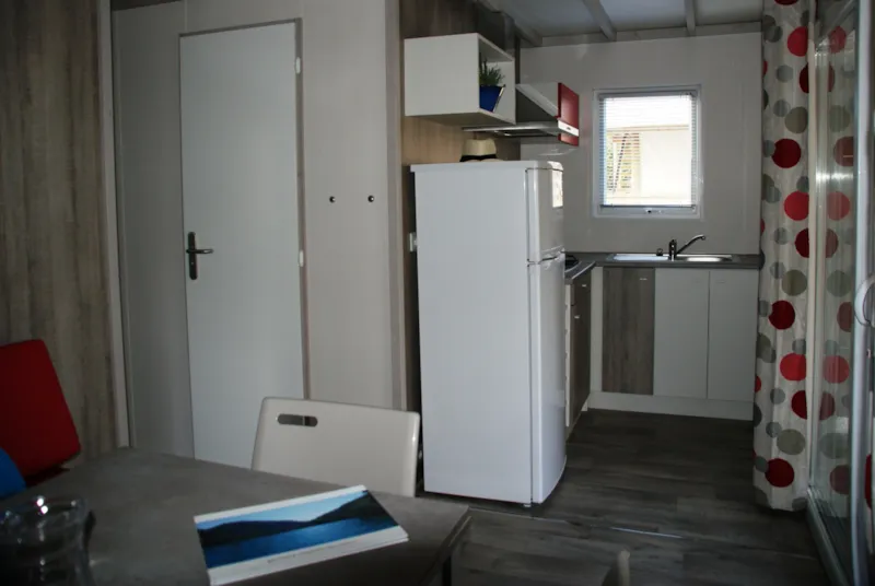 Chalet Pili-Pili Bois 32M² Confort 3 Chambres + Terrasse Semi-Couverte