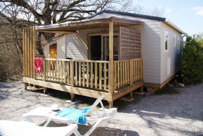 Chalet Pili-pili Bois 32m² CONFORT 3 bedrooms + sheltered terrace